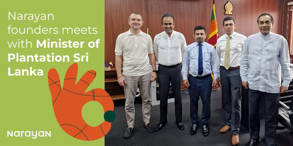 Narayan Foods meets with Minister of Plantations Sri Lanka